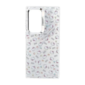 قاب Pucker هفت رنگ دور ژله ای مات لنز کروم Samsung Galaxy S23 Ultra - طرح 93