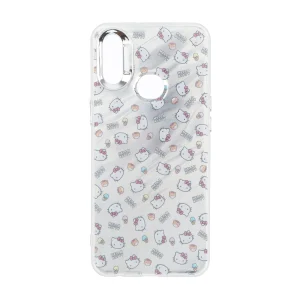 قاب Pucker هفت رنگ دور ژله ای مات لنز کروم Samsung Galaxy A10s - طرح 121