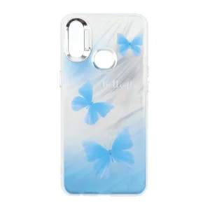 قاب Pucker هفت رنگ دور ژله ای مات لنز کروم Samsung Galaxy A10s - طرح 122