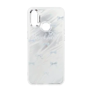 قاب Pucker هفت رنگ دور ژله ای مات لنز کروم Samsung Galaxy A10s - طرح 126