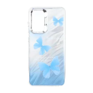 قاب Pucker هفت رنگ دور ژله ای مات لنز کروم Samsung Galaxy A52 / A52s - طرح 203