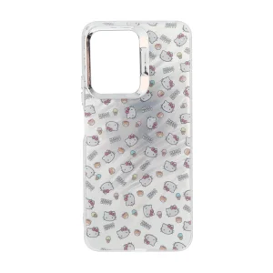 قاب Pucker هفت رنگ دور ژله ای مات لنز کروم Xiaomi Redmi Note 12 4G - طرح 295