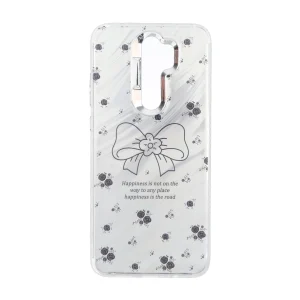 قاب Pucker هفت رنگ دور ژله ای مات لنز کروم Xiaomi Redmi Note 8 Pro - طرح 303