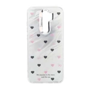 قاب Pucker هفت رنگ دور ژله ای مات لنز کروم Xiaomi Redmi Note 8 Pro - طرح 307