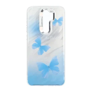 قاب Pucker هفت رنگ دور ژله ای مات لنز کروم Xiaomi Redmi Note 8 Pro - طرح 309