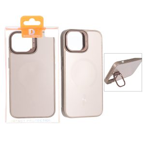 قاب اورجینال PVD Case Pro استندشو MagSafe مدل Apple iPhone 13 / iPhone 14 - صحرایی (پک دار)