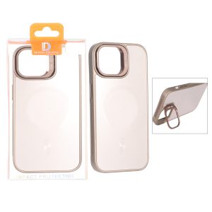 قاب اورجینال PVD Case Pro استندشو MagSafe مدل Apple iPhone 15 / iPhone 14 / iPhone 13 - صحرایی (پک دار)
