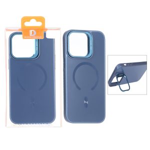 قاب اورجینال PVD Case Pro استندشو MagSafe مدل Apple iPhone 14 Pro Max - سرمه ای (پک دار)