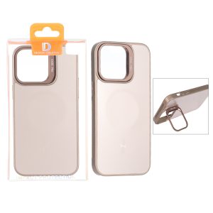 قاب اورجینال PVD Case Pro استندشو MagSafe مدل Apple iPhone 14 Pro Max - صحرایی (پک دار)