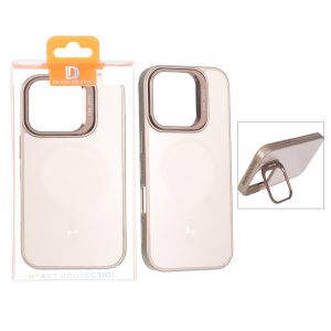 قاب اورجینال PVD Case Pro استندشو MagSafe مدل Apple iPhone 16 Pro - صحرایی (پک دار)