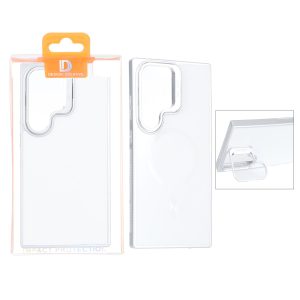 قاب اورجینال PVD Case Pro استندشو MagSafe مدل Samsung Galaxy S24 Ultra - نقره ای (پک دار)