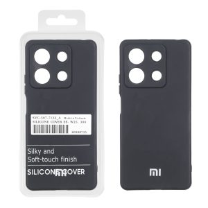 قاب نیو سیلیکون محافظ لنزدار RFF مدل Xiaomi Redmi Note 13 5G - مشکی (پک دار)