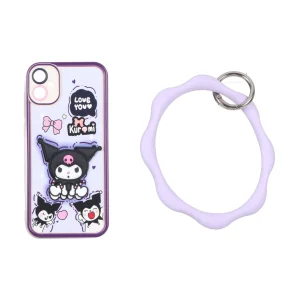 قاب Solid Case عروسک برجسته النگویی محافظ لنز رنگی Samsung Galaxy A05 / M05 / F05 - طرح 591