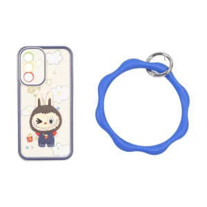 قاب Solid Case عروسک برجسته النگویی محافظ لنز رنگی Samsung Galaxy A37 / A56 / A36 - طرح 619