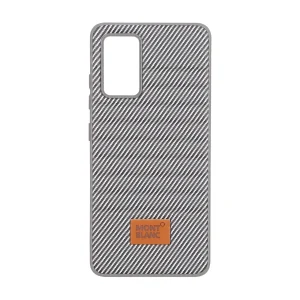 قاب Mont Blanc پافری طرح هاشور Samsung Galaxy A32 4G - خاکستری کد 1