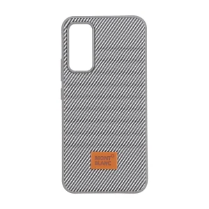 قاب Mont Blanc پافری طرح هاشور Samsung Galaxy A34 - خاکستری کد 1