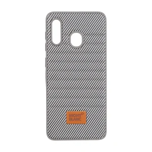 قاب Mont Blanc پافری طرح هاشور Samsung Galaxy A30 / A20 - خاکستری کد 1