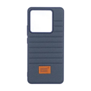 قاب Mont Blanc پافری طرح هاشور Xiaomi Mi 14T / Mi 14T Pro - سرمه ای