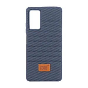 قاب Mont Blanc پافری طرح هاشور Xiaomi Redmi Note 12 Pro 4G / Redmi Note 11 Pro - سرمه ای