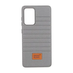 قاب Mont Blanc پافری طرح هاشور Samsung Galaxy A52 / A52s - خاکستری کد 1