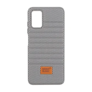 قاب Mont Blanc پافری طرح هاشور Samsung Galaxy A03s / A02s - خاکستری کد 1
