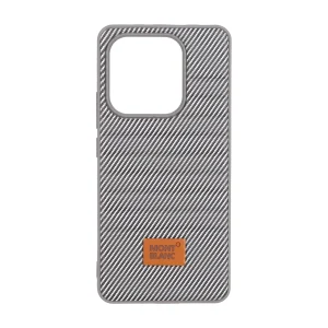 قاب Mont Blanc پافری طرح هاشور Xiaomi Redmi Note 14 4G - خاکستری کد 1