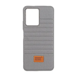 قاب Mont Blanc پافری طرح هاشور Xiaomi Redmi Note 12 4G - خاکستری کد 1