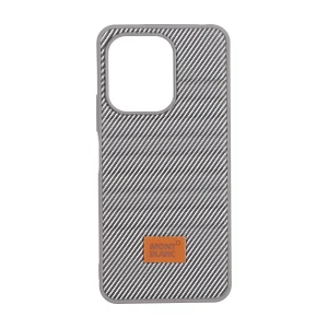 قاب Mont Blanc پافری طرح هاشور Xiaomi Redmi 13X / Redmi 13 4G / Poco M6 4G - خاکستری کد 1