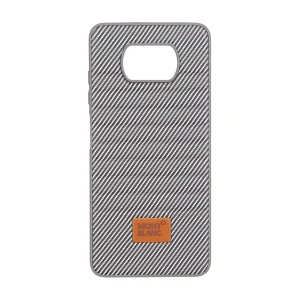 قاب Mont Blanc پافری طرح هاشور Xiaomi Poco X3 / Poco X3 Pro / Poco X3 NFC - خاکستری کد 1