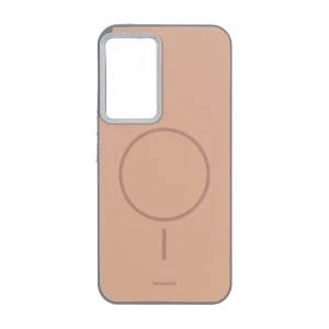 قاب Youngkit طرح مگ سیف دور لنز کربن Samsung Galaxy A54 - قهوه ای