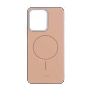 قاب Youngkit طرح مگ سیف دور لنز کربن Xiaomi Redmi Note 12 4G - قهوه ای