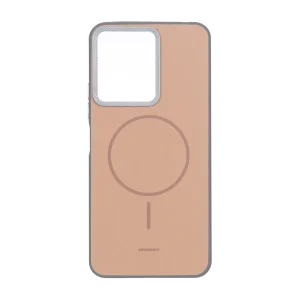 قاب Youngkit طرح مگ سیف دور لنز کربن Xiaomi Redmi 13C / Poco C65 - قهوه ای
