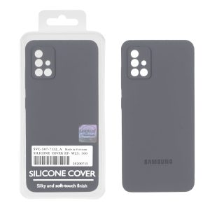 قاب سیلیکونی پاک کنی اورجینال Master Quality مدل Samsung Galaxy A51 / M40s - خاکستری (پک دار)
