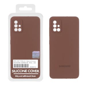 قاب سیلیکونی پاک کنی اورجینال Master Quality مدل Samsung Galaxy A51 / M40s - قهوه ای (پک دار)
