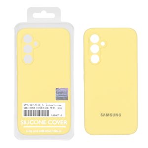 قاب سیلیکونی پاک کنی اورجینال Master Quality مدل Samsung Galaxy A54 - لیمویی (پک دار)