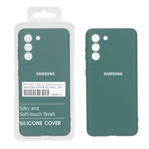 قاب نیو سیلیکون محافظ لنزدار RFF مدل Samsung Galaxy S21 - سبز (پک دار)