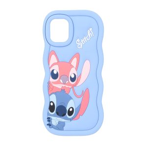 قاب سیلیکونی کنگره ای Stitch برجسته فانتزی Apple iPhone 11 - آبی کد 1