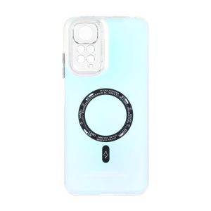 قاب SO COOL طرح مگ سیف محافظ لنز شفاف Xiaomi Redmi Note 11 4G / Redmi Note 11S - هفت رنگ