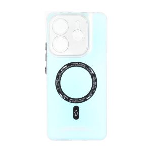 قاب SO COOL طرح مگ سیف محافظ لنز شفاف Xiaomi Redmi Note 14 4G - هفت رنگ