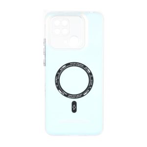 قاب SO COOL طرح مگ سیف محافظ لنز شفاف Xiaomi Redmi 10C / Redmi 10 Power / Poco C40 - هفت رنگ