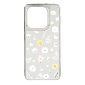 قاب آینه ای Silver طرح دار Xiaomi Redmi Note 14 4G - کد 9