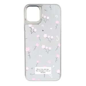 قاب آینه ای Silver طرح دار Apple iPhone 11 Pro Max - کد 12