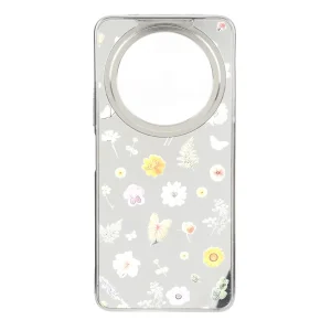 قاب آینه ای Silver طرح دار Xiaomi Redmi A3 / A3x / Poco C61 - کد 19