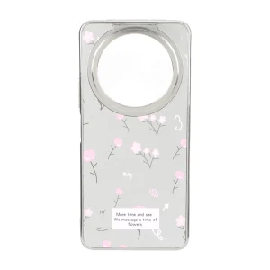 قاب آینه ای Silver طرح دار Xiaomi Redmi A3 / A3x / Poco C61 - کد 20