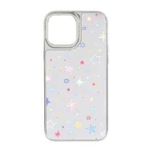 قاب آینه ای Silver طرح دار Apple iPhone 13 Pro Max - کد 22