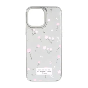 قاب آینه ای Silver طرح دار Apple iPhone 13 Pro Max - کد 23
