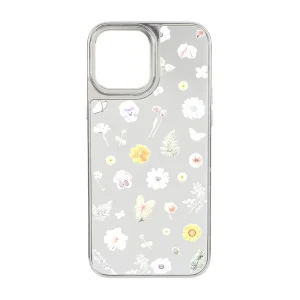 قاب آینه ای Silver طرح دار Apple iPhone 13 Pro Max - کد 24