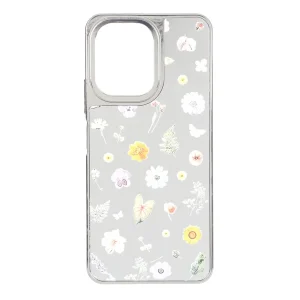 قاب آینه ای Silver طرح دار Xiaomi Redmi 13C / Poco C65 - کد 29