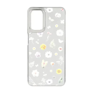 قاب آینه ای Silver طرح دار Samsung Galaxy A13 4G / A13 5G / A04s / M13 4G / M23 / F13 - کد 40