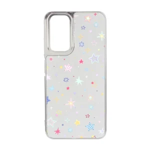 قاب آینه ای Silver طرح دار Xiaomi Redmi Note 12S / Xiaomi Redmi Note 11 4G / Redmi Note 11S - کد 60